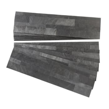 Image for Aspect Stone Charcoal Slate Backsplash Kit from HD Supply