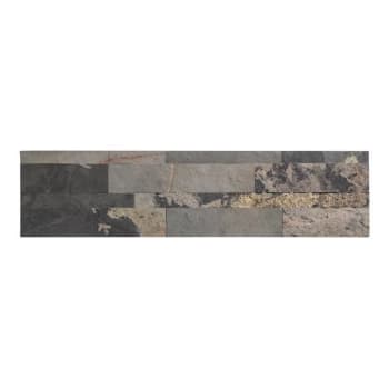 Image for Aspect Stone Peel And Stick Backsplash In Medley Slate, 6-In X 24-In from HD Supply