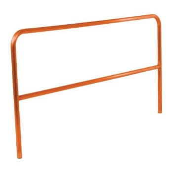 Image for Vestil Manufacturing Aluminum Pipe Safety Railing 84 Inch  Long-Orange from HD Supply