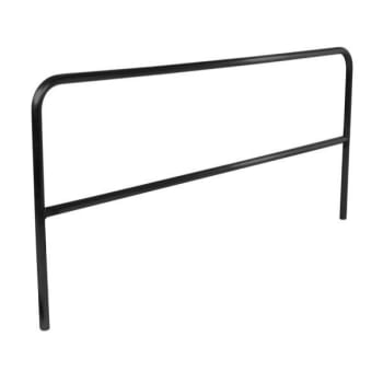Image for Vestil Aluminum Pipe Safety Railing 96 Inch Long-black from HD Supply