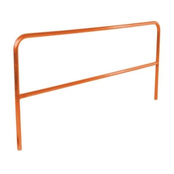 Image for Vestil Aluminum Pipe Safety Railing 96 Inch Long-Orange from HD Supply