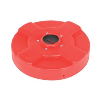 Image for Vestil Drum Recyc Lid Flap 30 Gallon Red from HD Supply