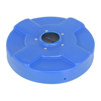 Image for Vestil Drum Recycling Lid Flaps 30 Gallon Blue from HD Supply