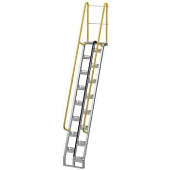 Image for Vestil Galvanized Alternate Tread Stair 68 Degrees from HD Supply