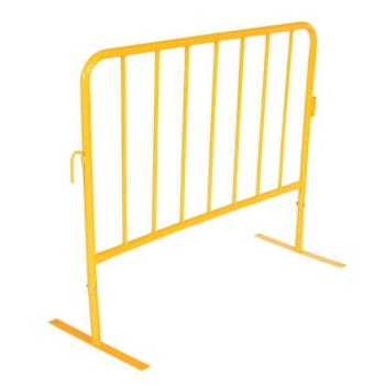 Vestil Yellow Barrier 48 Inch With Flat Feet