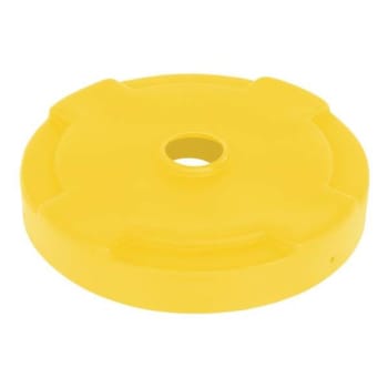 Vestil Drum Recycling Lid 55 Gallon Drum Yellow Package Of 2