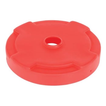 Image for Vestil Drum Recycling Lid 55 Gallon Drum Red Package Of 2 from HD Supply