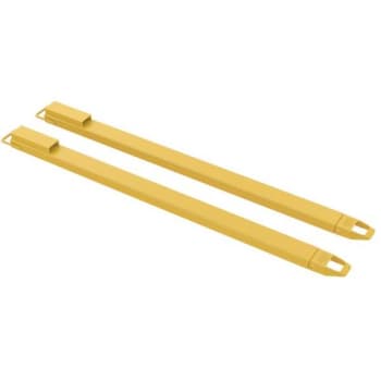 Image for Vestil Fork Extensions 4x90 Standard With Rear Spacer Package Of 2 from HD Supply