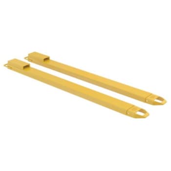 Image for Vestil Fork Extensions 5x84 Standard With Rear Spacer Package Of 2 from HD Supply
