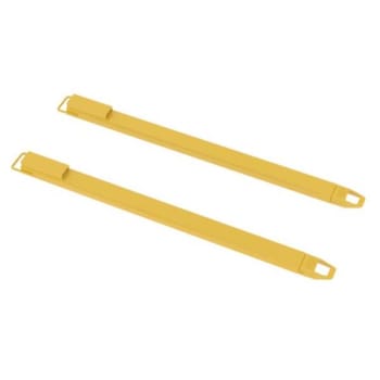 Image for Vestil Fork Extensions 4x84 Standard With Rear Spacer Package Of 2 from HD Supply