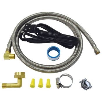 Eastman 3/8 Comp X 3/8 Comp X 6-Ft Universal Dishwasher Install Kit With Cord