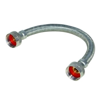Image for Eastman 3/4-in Fht X 3/4-in Fht X 1-ft. Braided Steam Dryer Adapter Hose from HD Supply