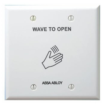 Image for Securitron Wave-To-Open Touchless Actuator, Double Gang, White Plate from HD Supply