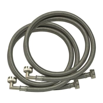 Image for Eastman 3/4 Fht X 3/4 Fht X 6-Ft Washing Machine Conn. With Elbow Package Of 2 from HD Supply
