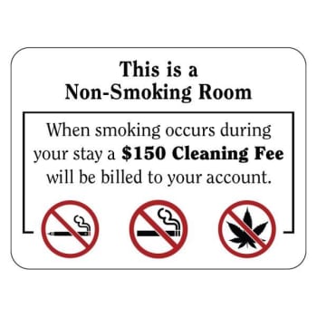 Image for Hy-Ko No Smoking All Types 150 Fee Sign, Package Of 50 from HD Supply