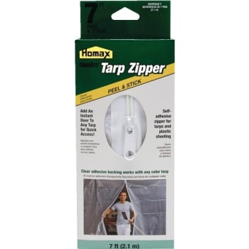 Image for Homax Cinchtite Clear Tarp Zipper Door from HD Supply