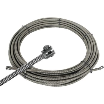 Commercial 100FT Electric Drain Auger Snaker Cleaner Plumbing 3/8" Cable Cut