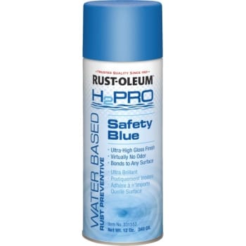 Image for Rust-Oleum® H2PRO Spray Paint,Gloss Safety Blue, 12 oz, Package Of 6 from HD Supply