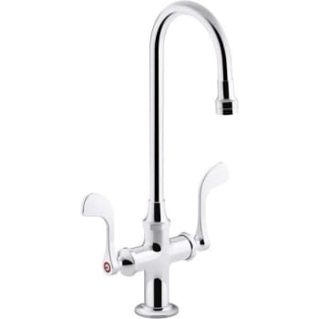 Image for Kohler Triton Bowe 0.5 Gpm Monoblock Gooseneck Bathroom Sink Faucet from HD Supply