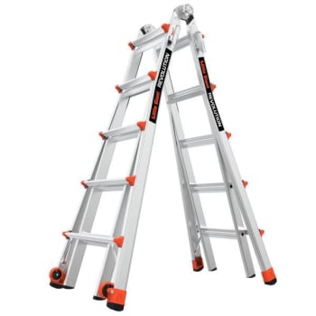 Little Giant Ladders Revolution M22 Aluminum 300 Lb Telescoping Ladder