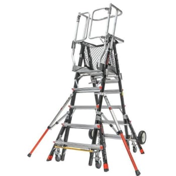 Image for Little Giant Ladders Cage Model 5 Ft. To 9 Ft. Iaa Fg With All Terrain Wheels from HD Supply