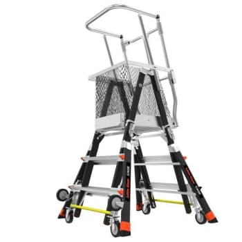Image for Little Giant Ladders 3-5 Ft Cage Model W/ Wheel Lift from HD Supply