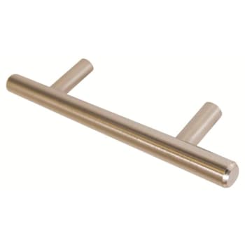 Seasons 3 In. Center-To-Center 5 In. Length T-Bar Brushed Nickel Drawer Pull, 25-Pack
