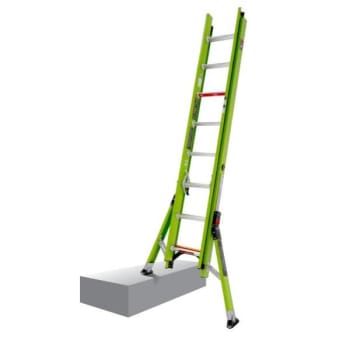 Little Giant Ladders Hyperlite Sumostance 16 Ft Fiberglass Extension Ladder