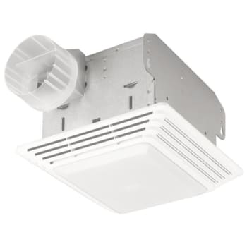 Image for Broan® 679 Combination Fan/Light, 70 CFM, 4" Duct, 120 VAC, 2 A from HD Supply