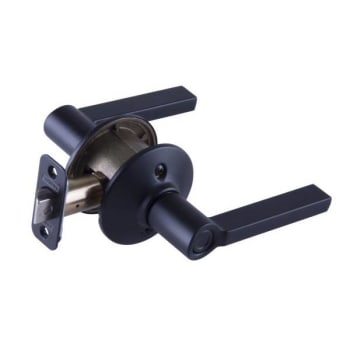 Image for Schlage Residential F Ser Pvcy No Hand Flat Black Finish Latitude Lever from HD Supply