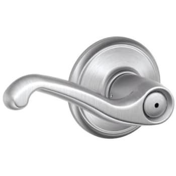 Schlage Residential F Ser Pvcy No Hand Satin Chrome Finish Flair Lever