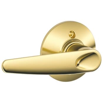 Image for Schlage Residential F Ser Dmy No Hand Bright Brass Finish Jazz Lever from HD Supply