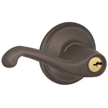 Image for Schlage Residential F Ser Ent No Hand Dark Satin Bronze Oil Finish Flair Lever from HD Supply