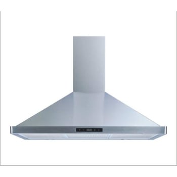 Image for Winflo 36" Convertible Stainless Steel Wall Mount Range Hood, Mesh Filters, Touch Sensor from HD Supply