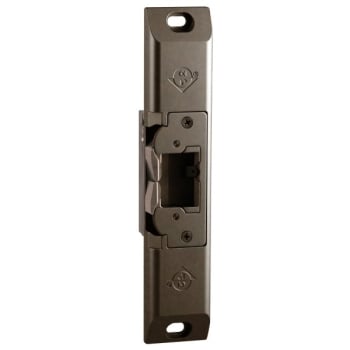 Image for Adams Rite Exit Devices Ultra Line Strike Plate (Dark Bronze) from HD Supply