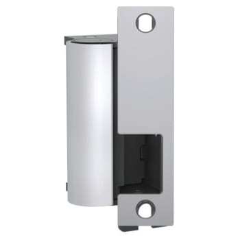 HES Satin Stainless Steel Cylindrical Lock KD Faceplate Strike Plate
