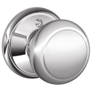 Image for Schlage Residential F Ser Dmy No Hand Bright Chrome Finish Andover Knob from HD Supply