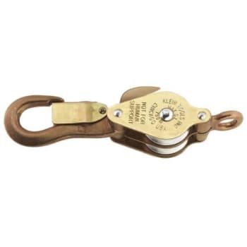 Klein Tools® Galvanized Steel & Aluminum Alloy Block With Eye