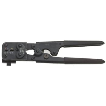 Image for Klein Tools® Black Compound Action Ratcheting Crimper from HD Supply