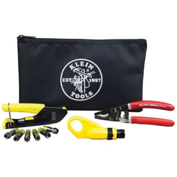 Image for Klein Tools® Coax Cable Installation Kit With Zipper Pouch from HD Supply