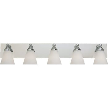 Image for Designers Fountain Franklin 38 in. 5-Light Incandescent Bath Vanity Fixture from HD Supply
