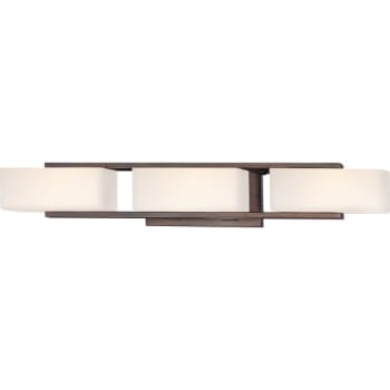 Image for Designers Fountain Facet 25 in. 3-Light Halogen Bath Vanity Fixture from HD Supply