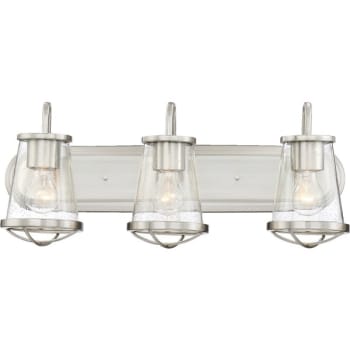 Image for Designers Fountain Darby 24 in 3-Light Vanity Light Fixture (Satin Platinum) from HD Supply