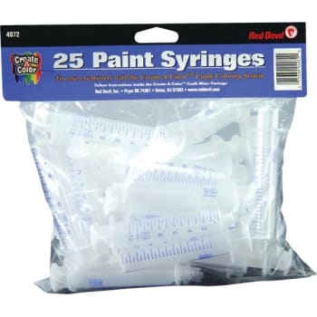 Red Devil 4072 Create-A-Color Syringe, Package Of 25