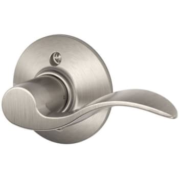 Image for Schlage Residential F Series Dummy Door Accent Lever (Satin Nickel) from HD Supply