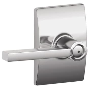 Schlage Residential F Ser Pvcy No Hand Bright Chrome Finish Latitude Lever