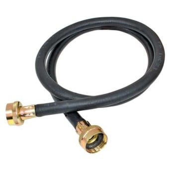 Image for Eastman 3/4-In. Fht X 3/4-In. Fht X 10-Ft. Rubber Washing Machine Hose from HD Supply