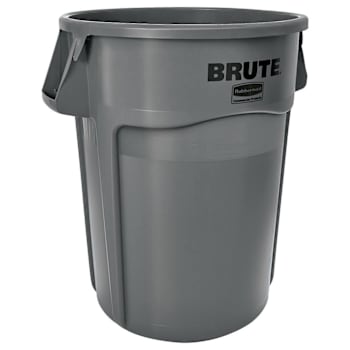 Rubbermaid Commercial BRUTE 44 Gallon Trash Can (Gray)