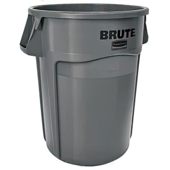 Image for Rubbermaid Brute 44 Gallon Trash Can (Gray) from HD Supply