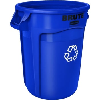 Rubbermaid 32 Gallon Recycling Can (Blue)